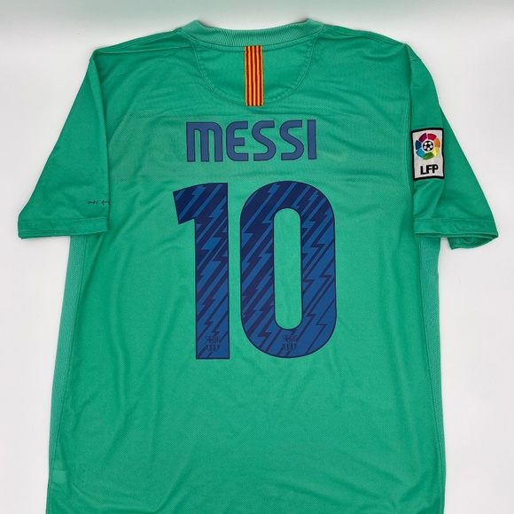 Messi #10 Barcelona 2010/2011 Away ORIGINAL Nike VTG Rare Soccer Jersey (L) - Picture 1 of 10